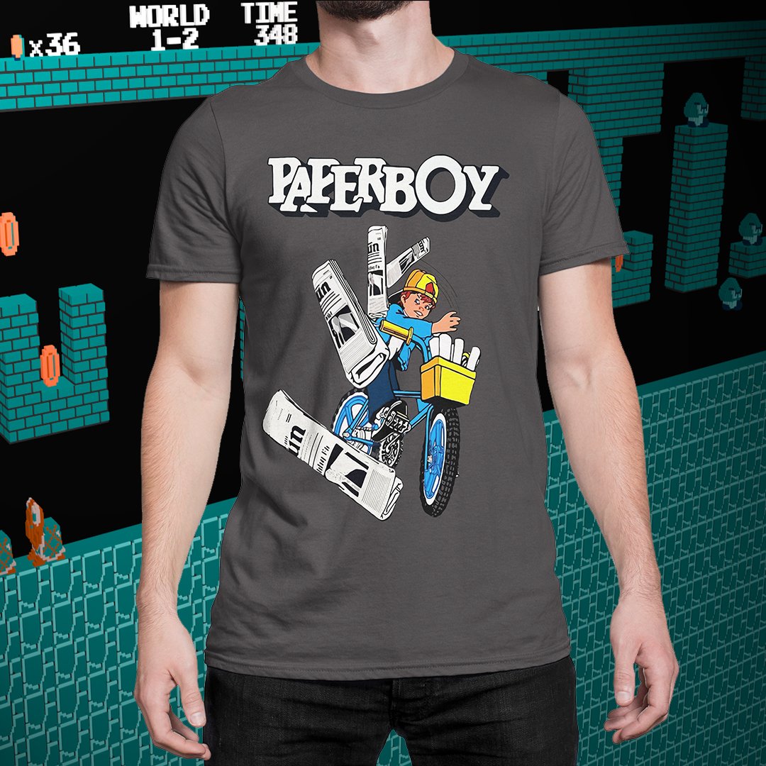 Paperboy Retro Game Tee