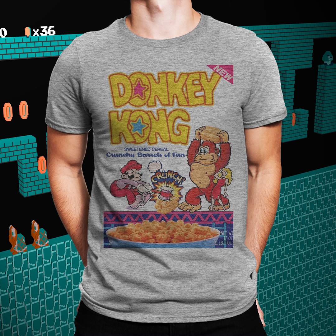 Donkey Kong "Cereal Box" Tee