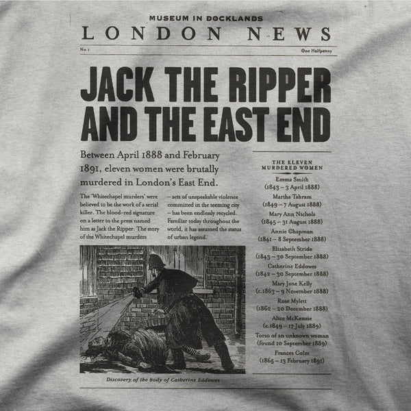 Jack the Ripper "Newspaper" Tee