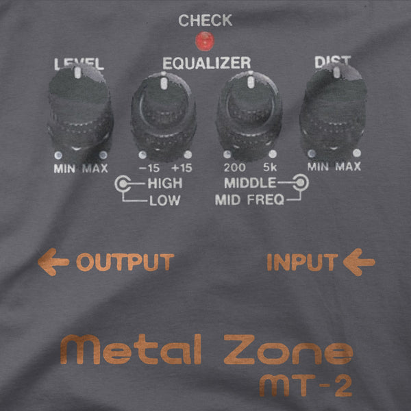 Metal Zone Guitar Pedal Shirt